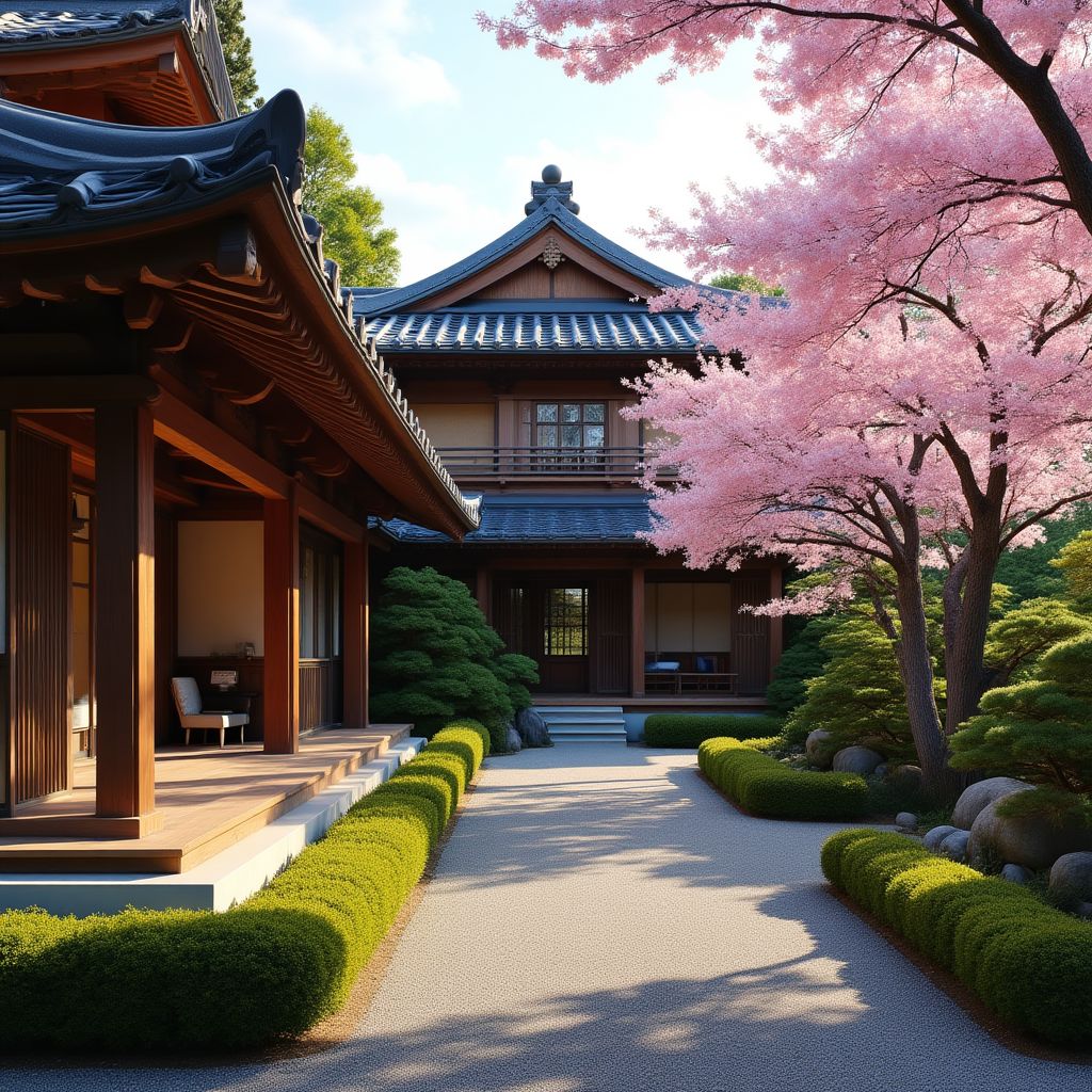 Traditional ryokan in Kyoto